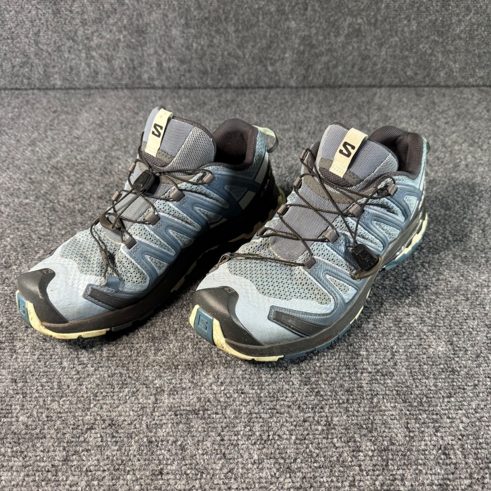 Salomon XA Pro 3D Mens Blue Grey Trail Running Hiking Shoes 412721 Size 10